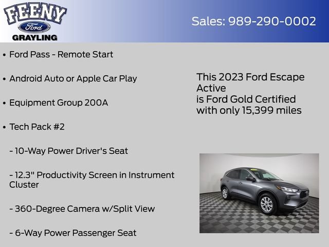 Certified 2023 Ford Escape Active w/ Tech Pack #2 AWD/4WD image 9
