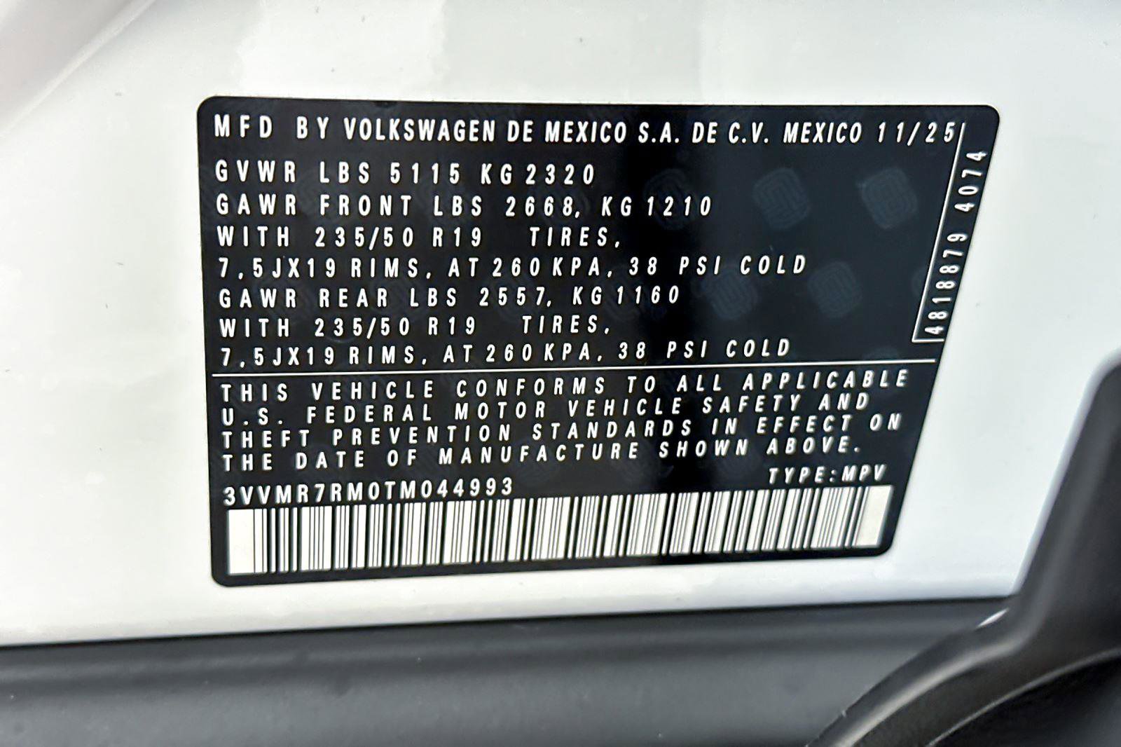 New 2026 Volkswagen Tiguan SE image 26