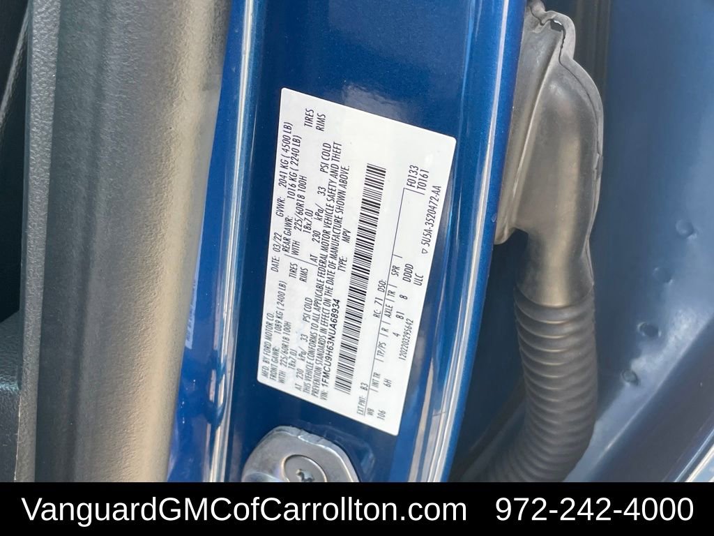 Used 2022 Ford Escape SEL image 34