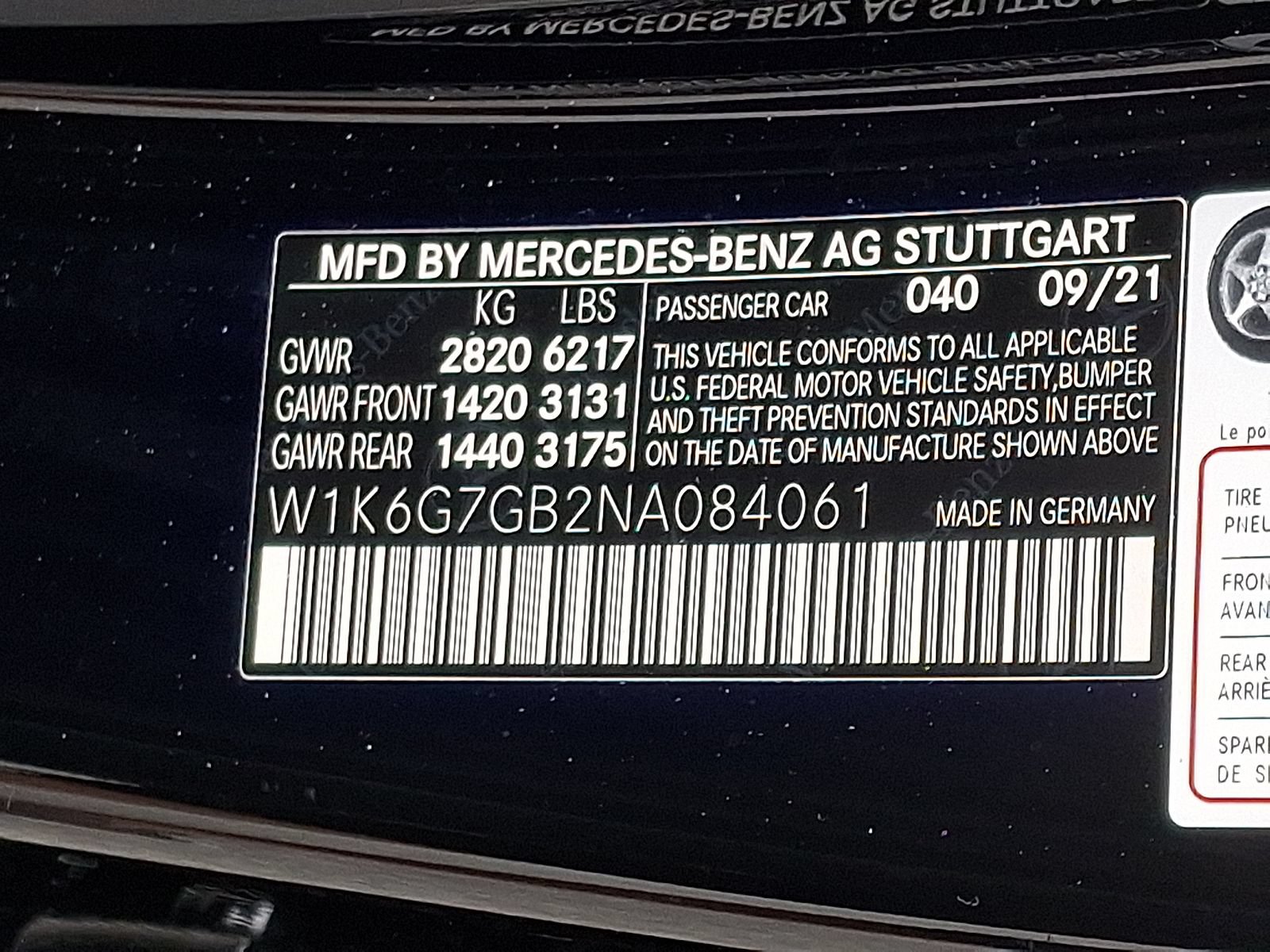 Certified 2022 Mercedes-Benz S 580 4MATIC Sedan image 27