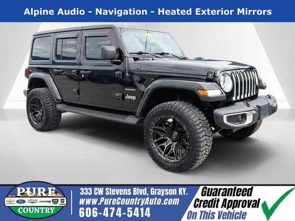 Used 2023 Jeep Wrangler Unlimited Sahara w/ Dual Top Group AWD/4WD image 1