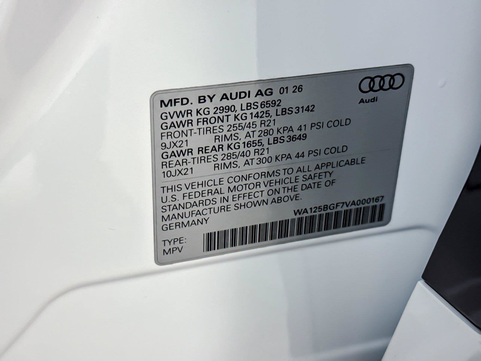 New 2027 Audi SQ6 e-tron Premium Plus AWD/4WD image 28