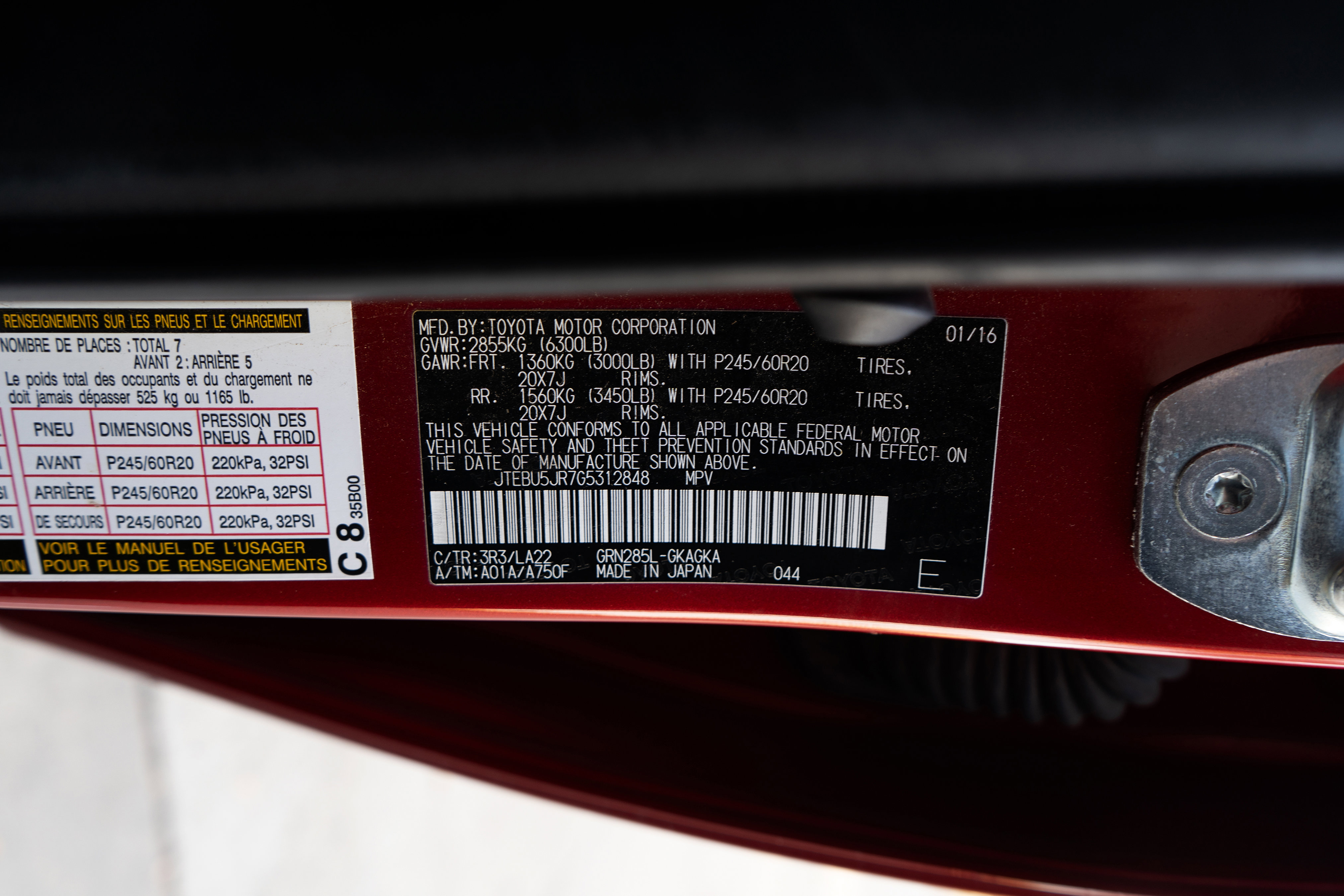 Used 2016 Toyota 4Runner Limited image 52