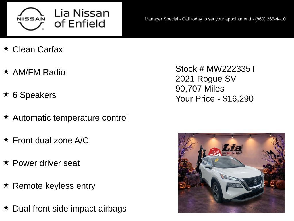 Used 2021 Nissan Rogue SV w/ Premium Package AWD/4WD image 15