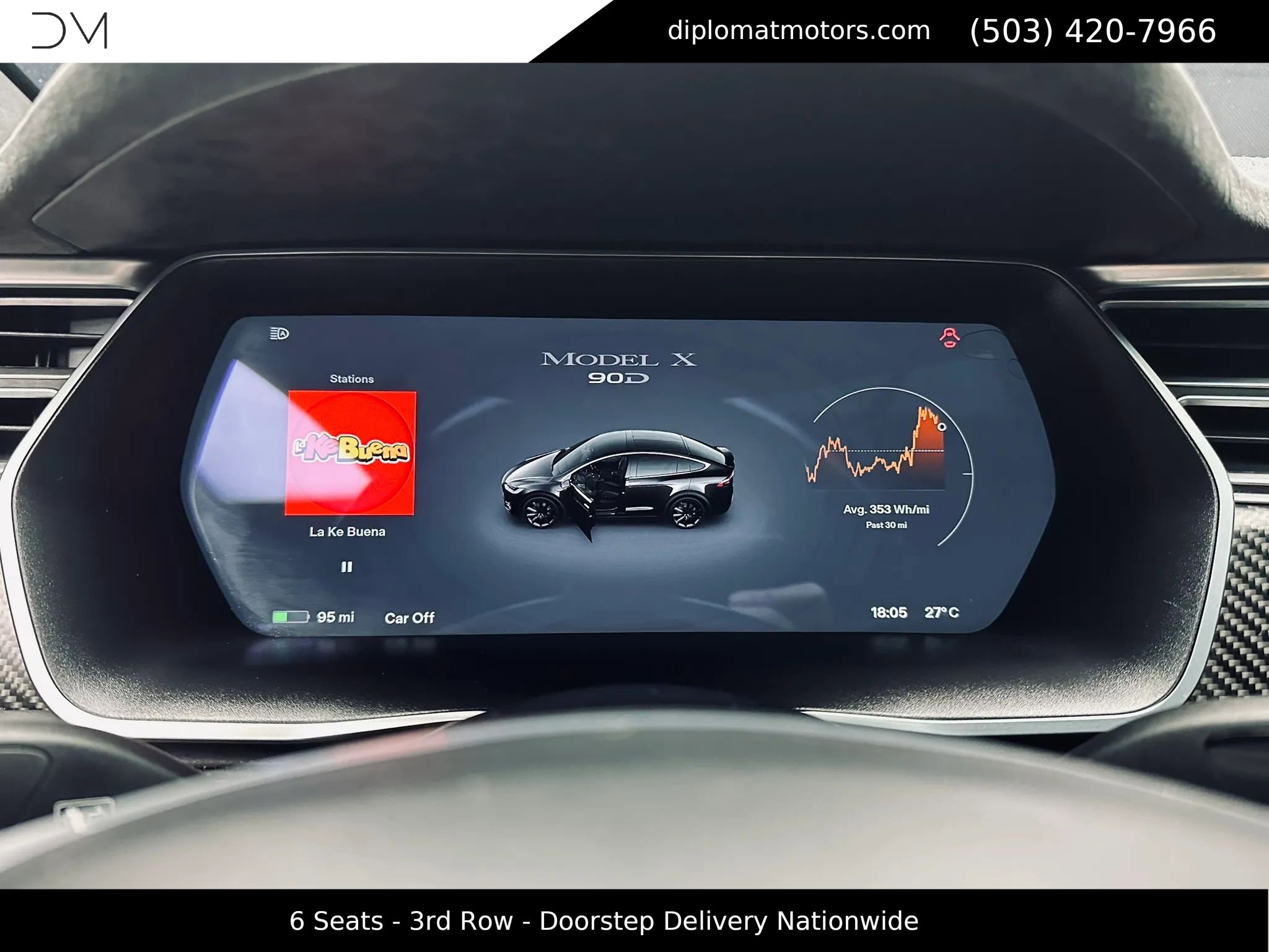 Used 2017 Tesla Model X 90D AWD/4WD image 35