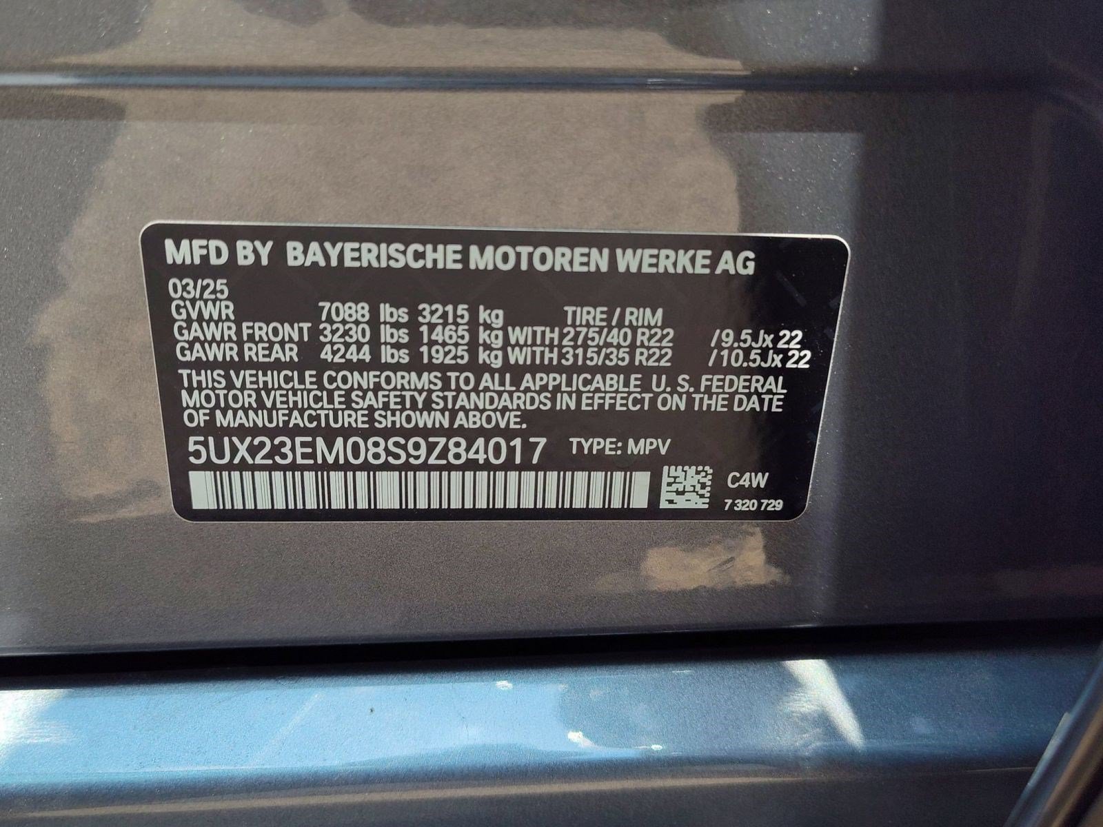 Used 2025 BMW X7 xDrive40i w/ Premium Package AWD/4WD image 19