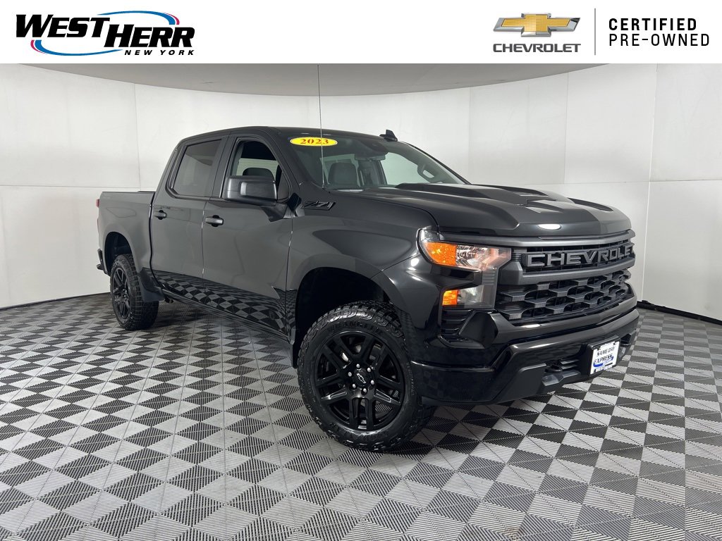 Certified 2023 Chevrolet Silverado 1500 Custom Trail Boss w/ Midnight Edition image 1