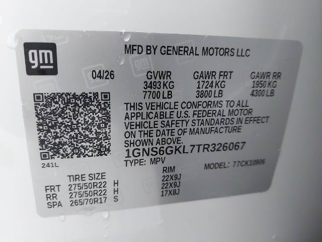 New 2026 Chevrolet Suburban High Country w/ Sun And Tow Package AWD/4WD image 34