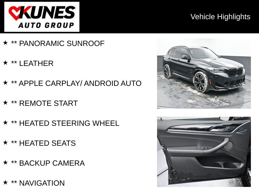 Used 2022 BMW X3 M w/ Competition Package image 2