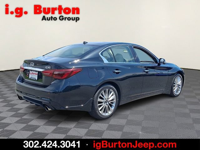 Used 2021 INFINITI Q50 Luxe w/ All Weather Package AWD/4WD image 6