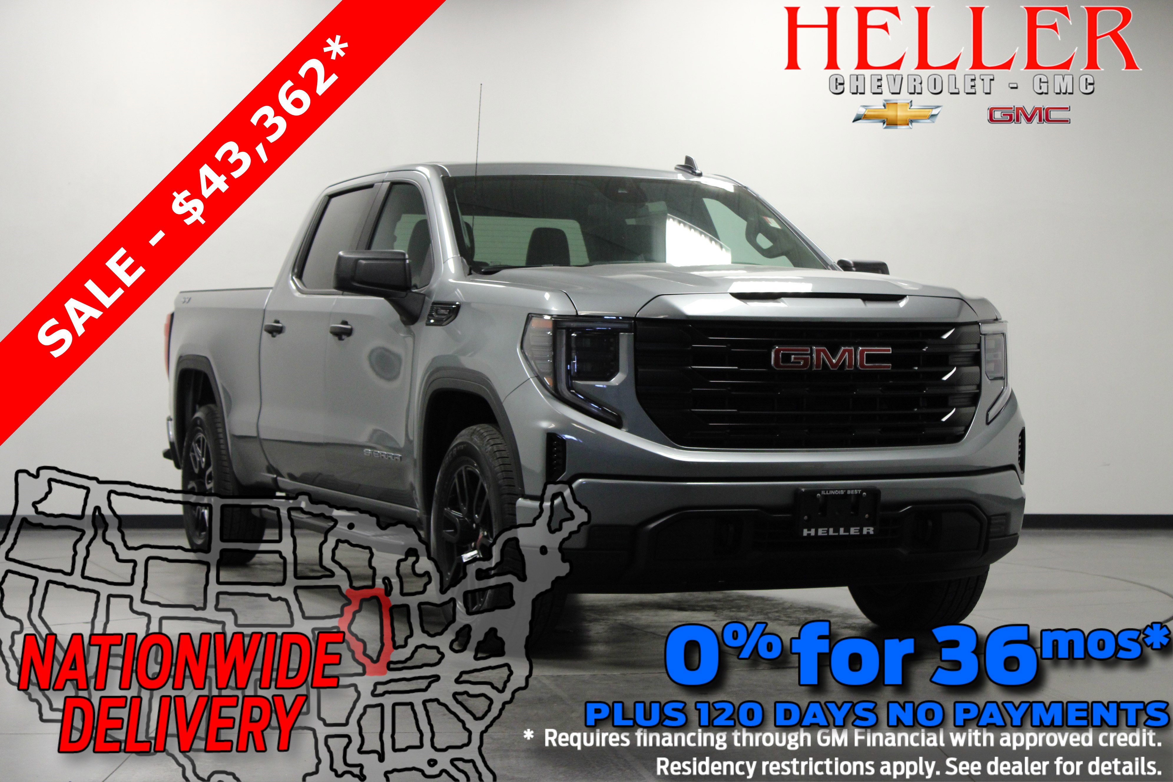 New 2025 GMC Sierra 1500 Pro w/ Graphite Edition