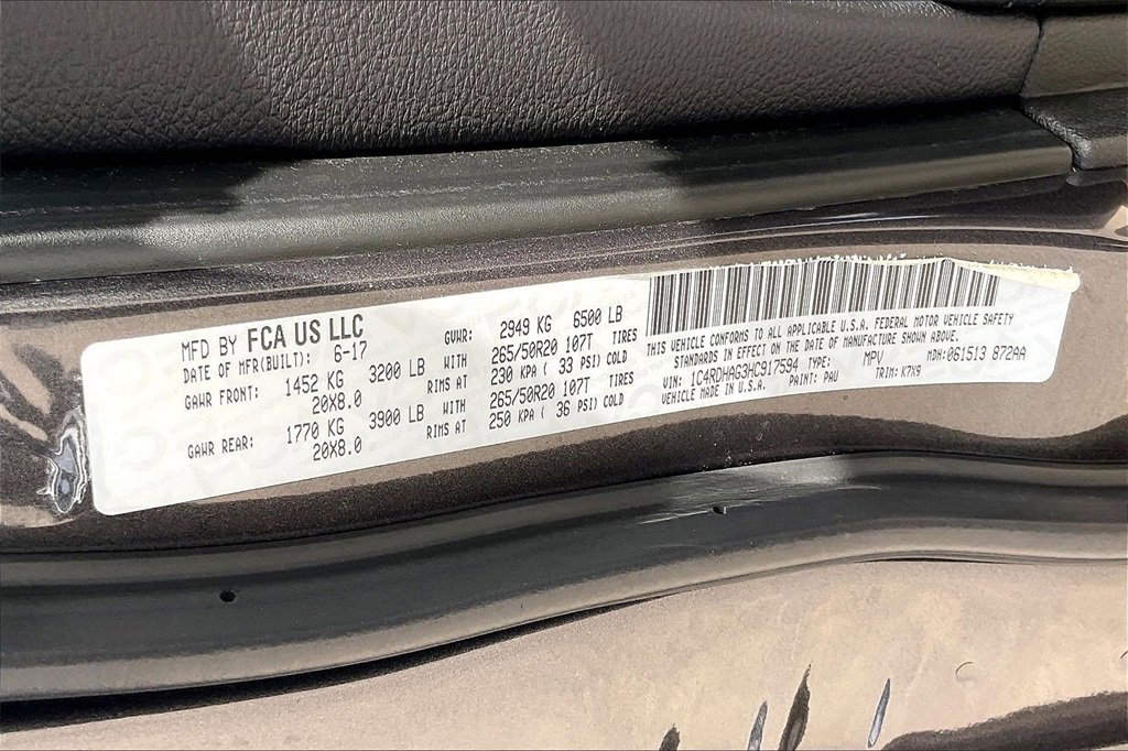 Used 2017 Dodge Durango SXT w/ Quick Order Package 23B image 15