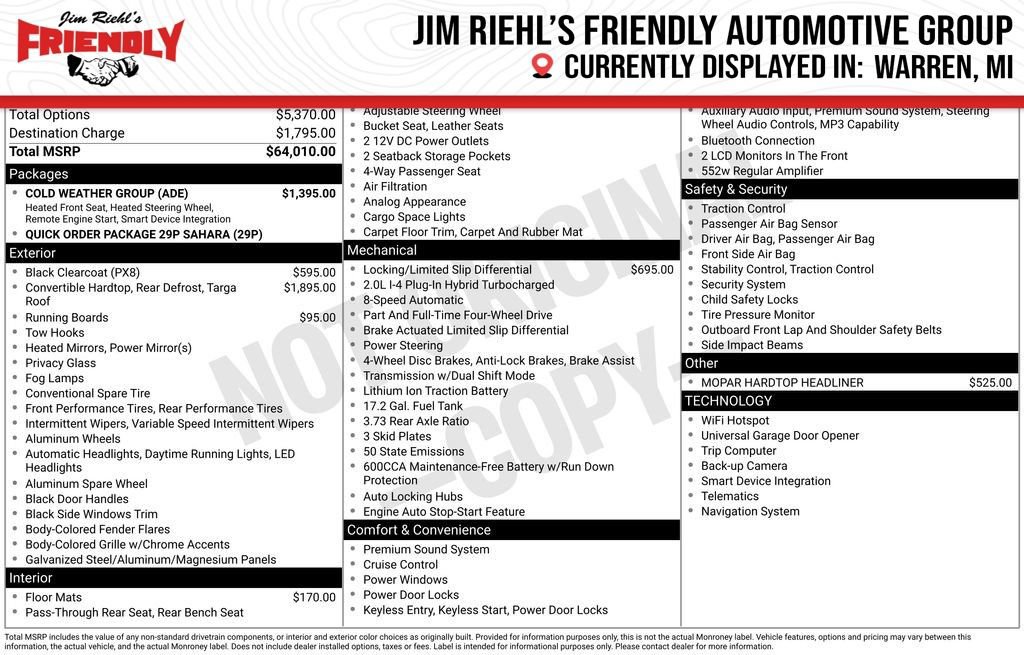 Used 2023 Jeep Wrangler Unlimited Sahara w/ Cold Weather Group