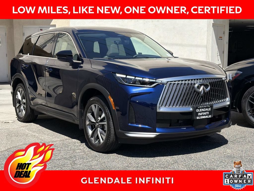 Certified 2026 INFINITI QX60 Pure w/ Cargo Package FWD image 1
