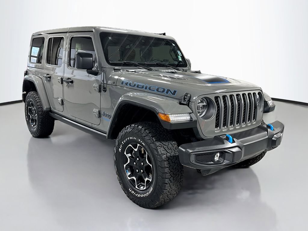 Used 2022 Jeep Wrangler Unlimited Rubicon 4xe w/ Cold Weather Group image 3