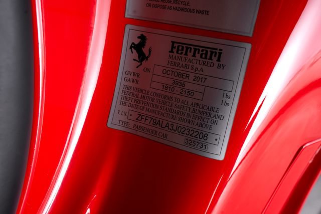 Certified 2018 Ferrari 488 GTB RWD image 65