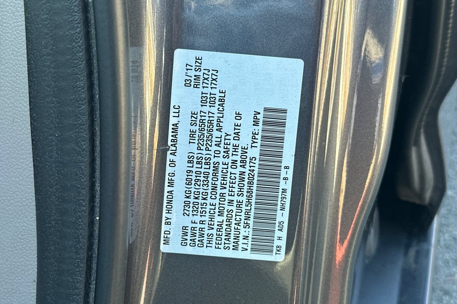 Used 2017 Honda Odyssey EX-L image 30