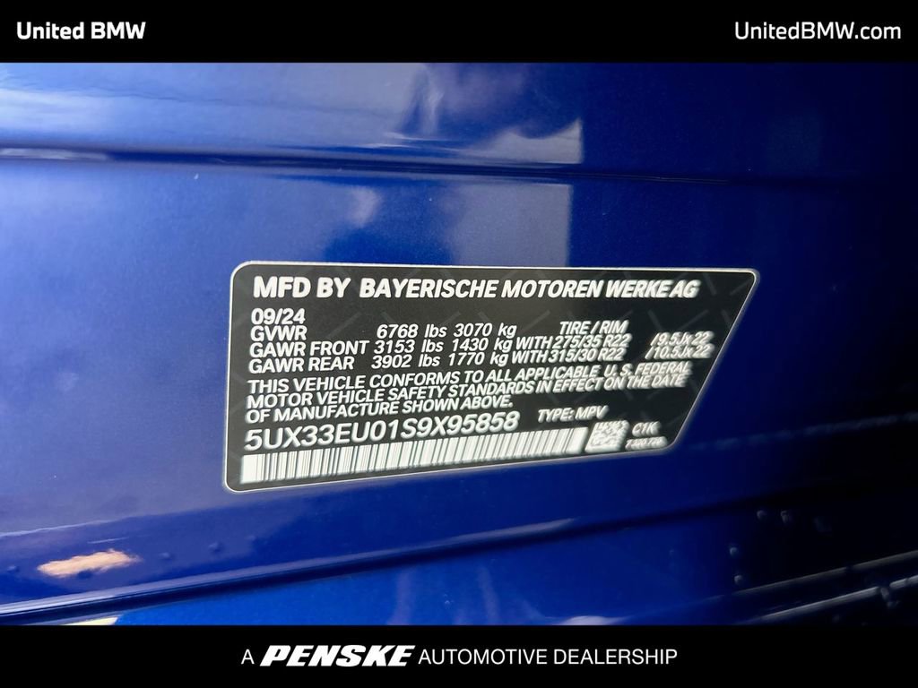 Used 2025 BMW X5 M60i w/ Executive Package image 23