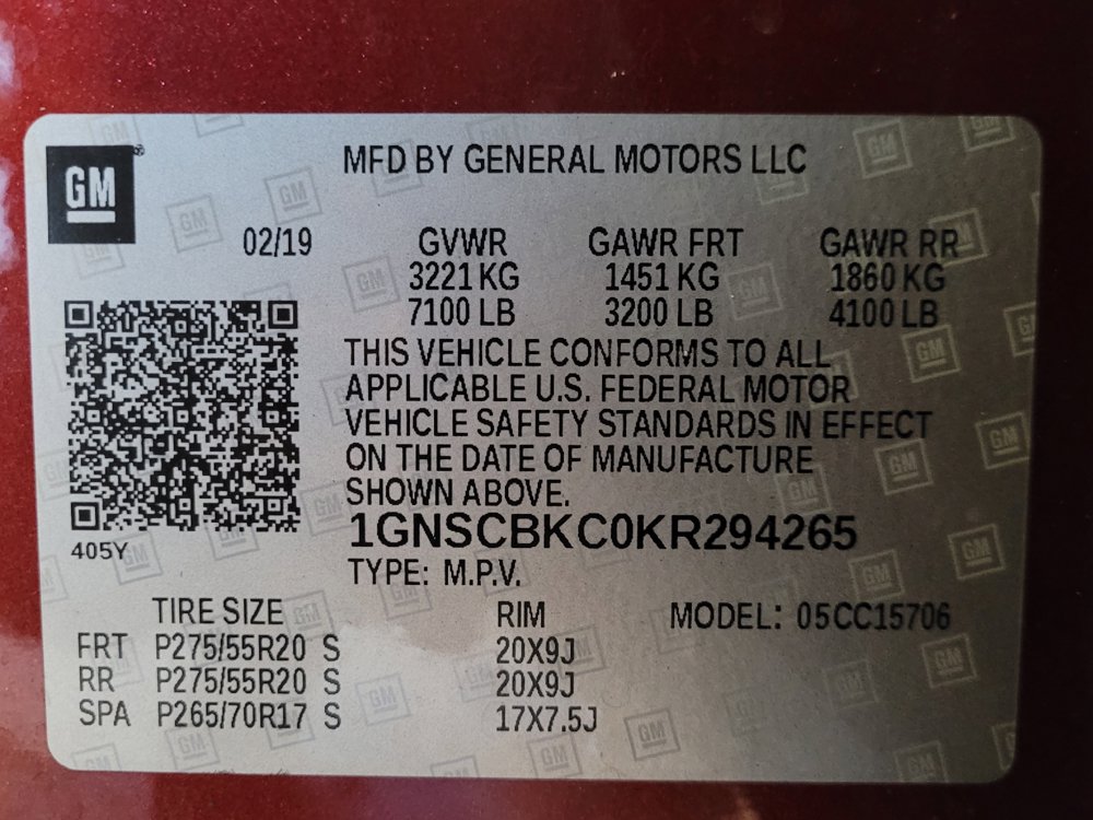 Used 2019 Chevrolet Tahoe LT RWD image 33