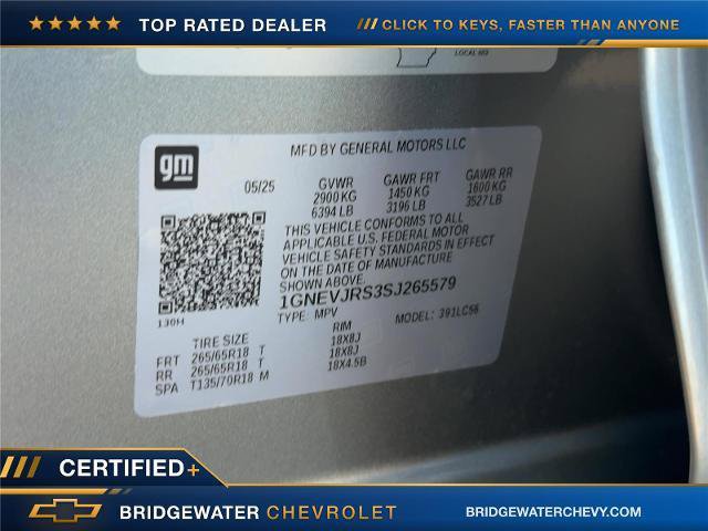 Used 2025 Chevrolet Traverse Z71 w/ Driver Confidence Package AWD/4WD image 15