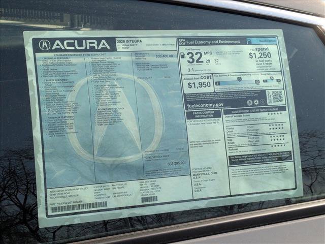 New 2026 Acura Integra FWD image 18