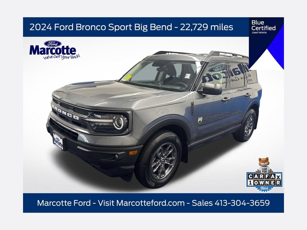 Certified 2024 Ford Bronco Sport Big Bend w/ Convenience Package