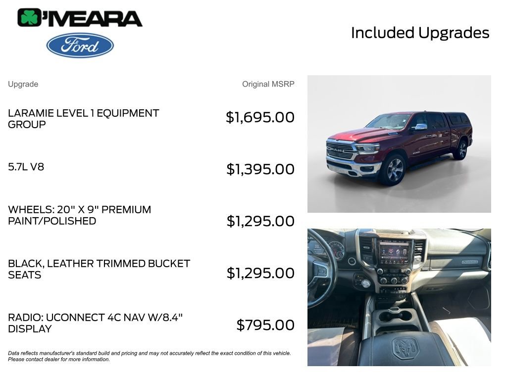 Used 2019 RAM 1500 Laramie AWD/4WD image 4