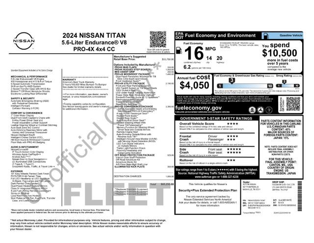 Certified 2024 Nissan Titan PRO-4X w/ Pro-4x Convenience Package AWD/4WD image 23