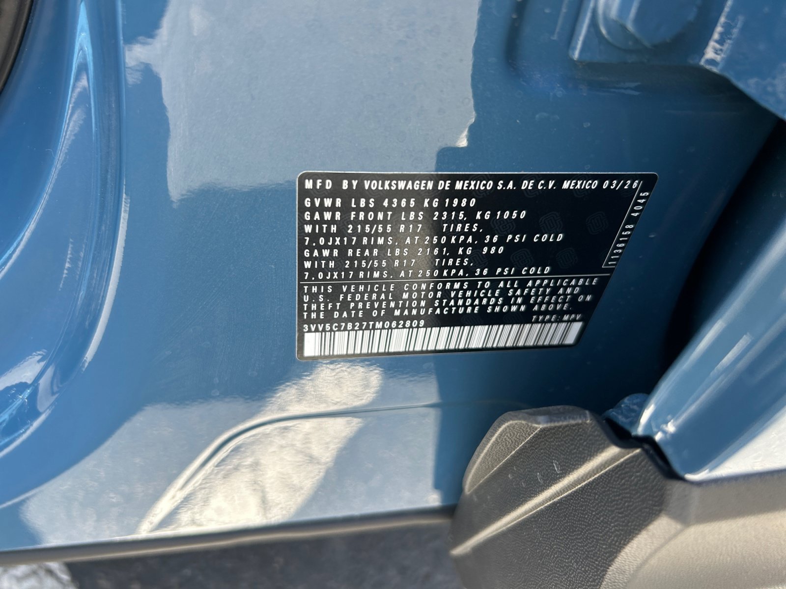 New 2026 Volkswagen Taos S FWD image 24