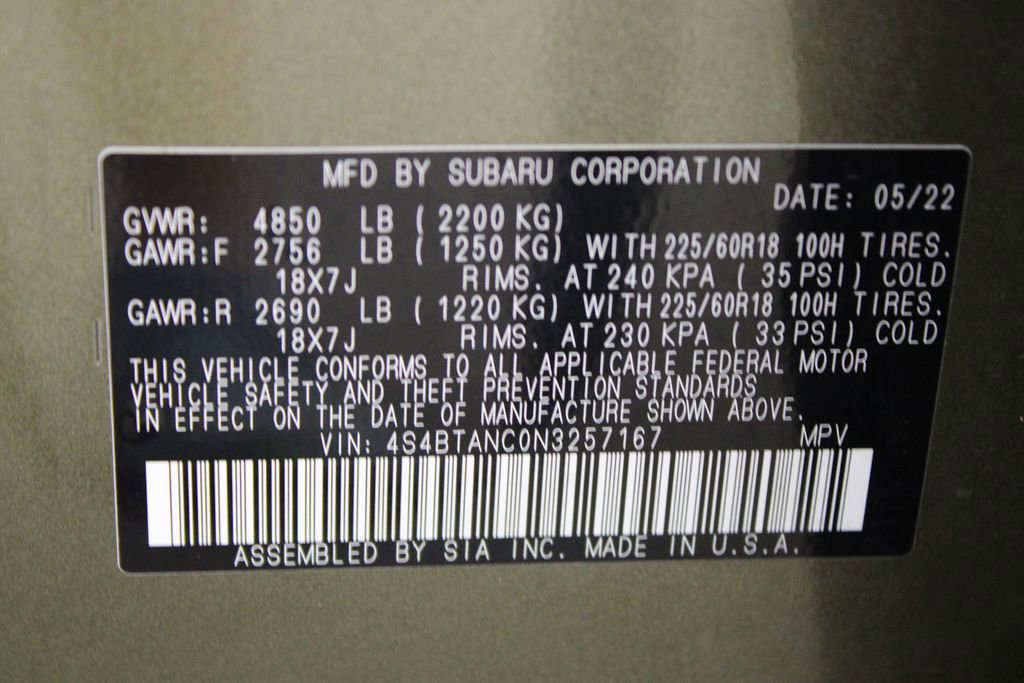 Used 2022 Subaru Outback Limited AWD/4WD image 34