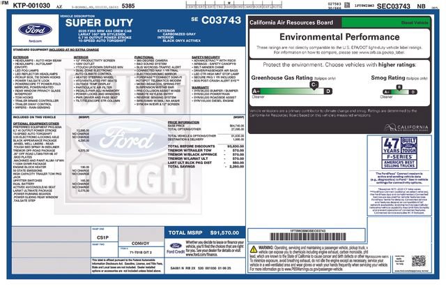 Used 2025 Ford F250 Lariat w/ Lariat Ultimate Package AWD/4WD image 25