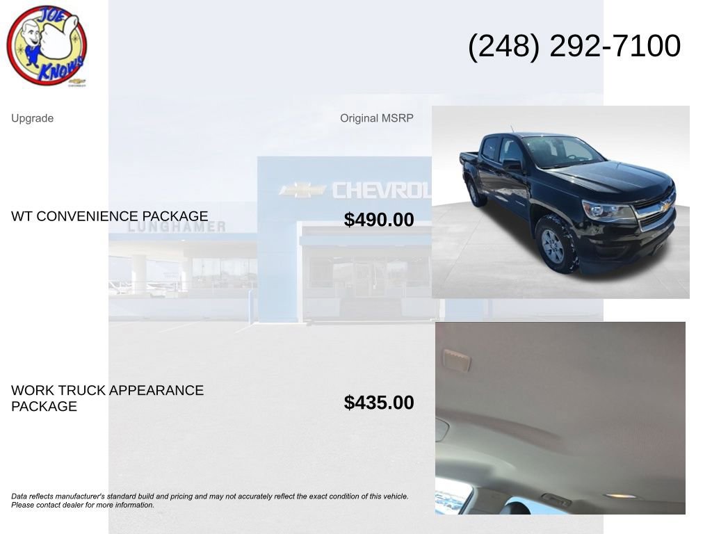 Used 2015 Chevrolet Colorado W/T w/ WT Convenience Package image 5