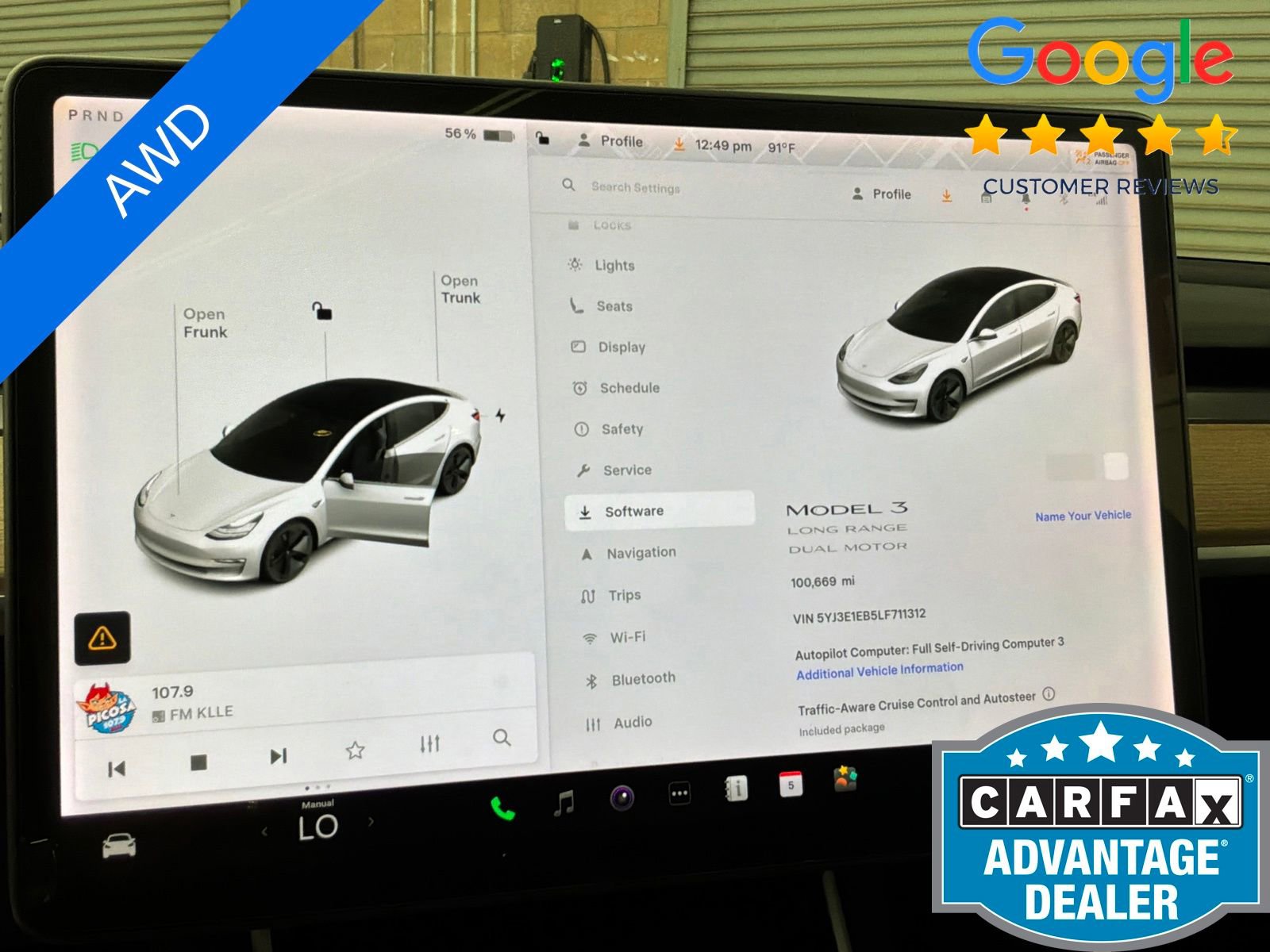 Used 2020 Tesla Model 3 Long Range AWD/4WD image 22
