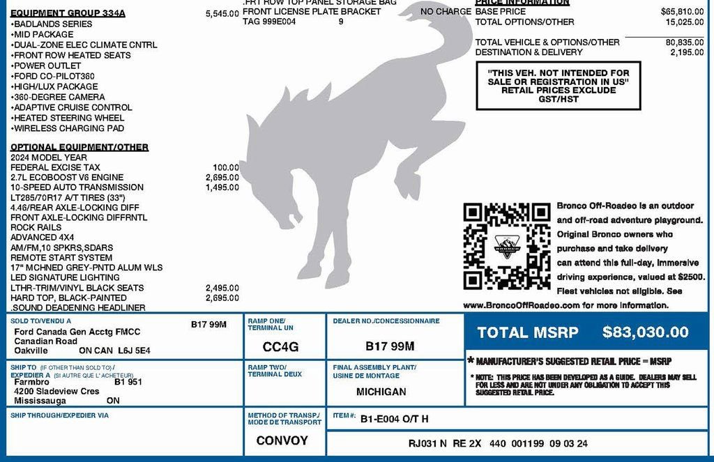 Used 2024 Ford Bronco Badlands image 4