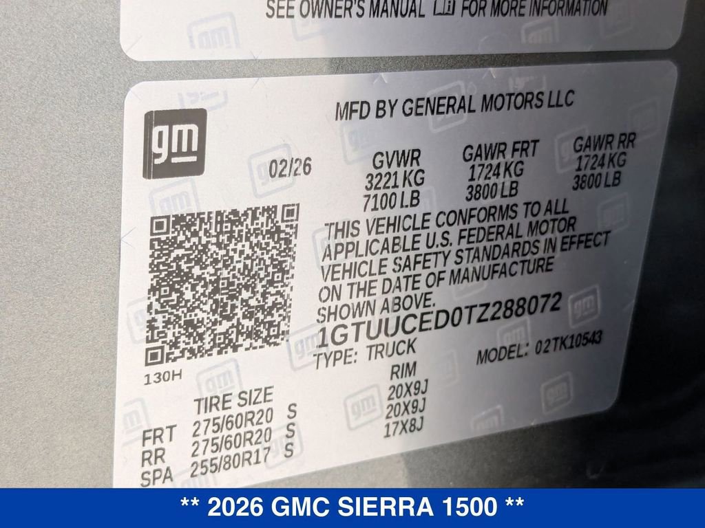 New 2026 GMC Sierra 1500 Elevation AWD/4WD image 39