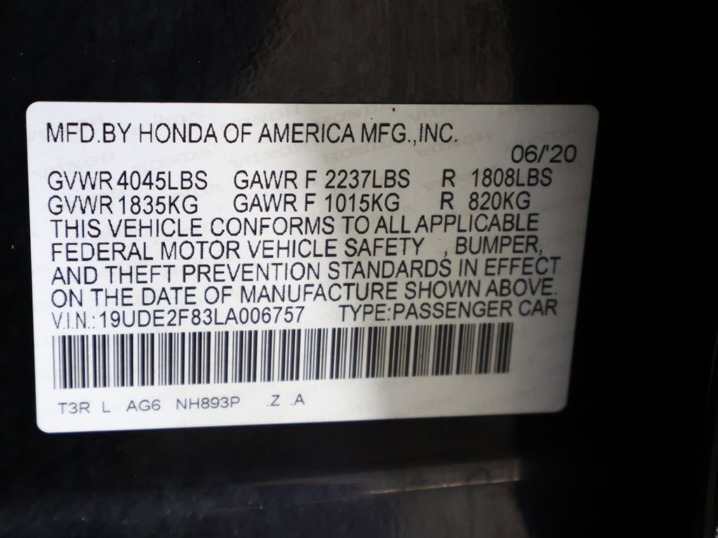 Used 2020 Acura ILX w/ Premium & A-SPEC Package image 50