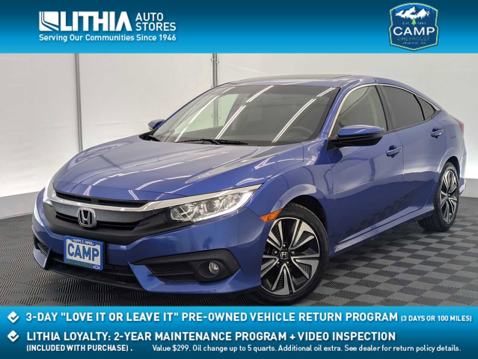 Used 2018 Honda Civic EX-T image 1