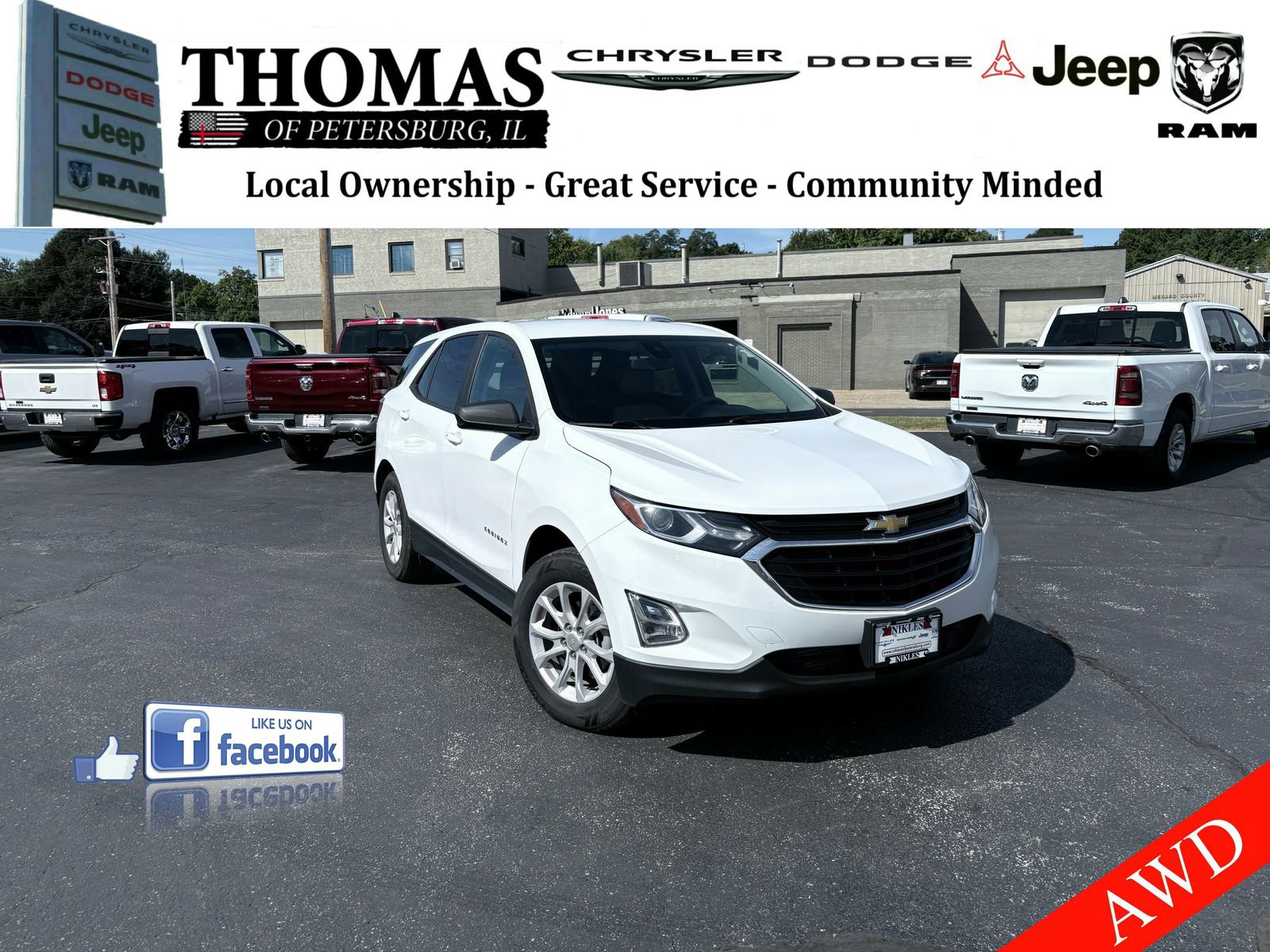 Used 2020 Chevrolet Equinox LS w/ LS Convenience Package image 1