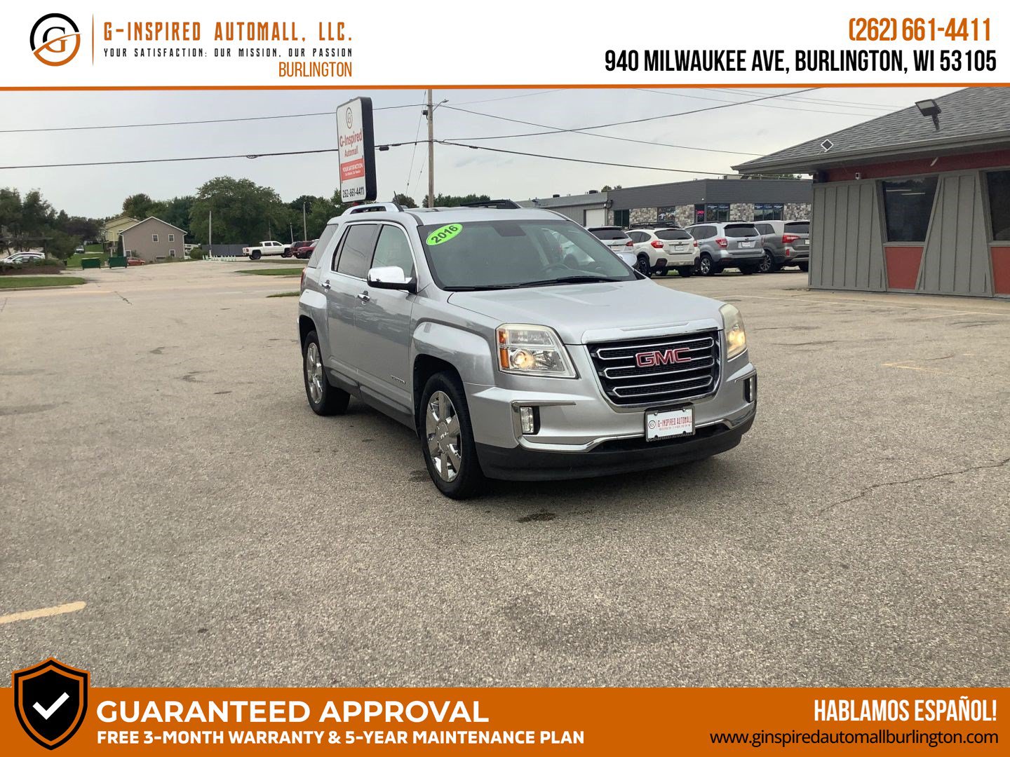 Used 2016 GMC Terrain SLT w/ Open Road Package AWD/4WD image 1
