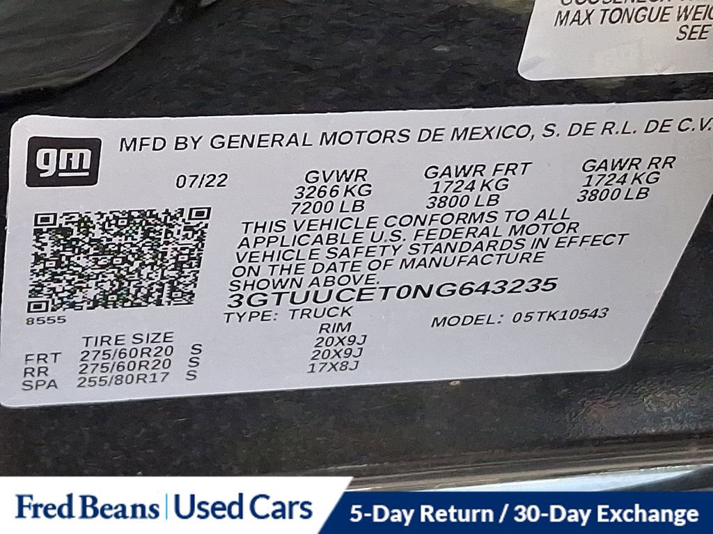 Certified 2022 GMC Sierra 1500 Elevation image 28