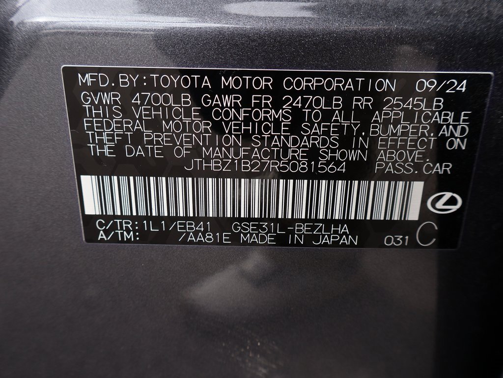 Used 2024 Lexus IS 350 F Sport w/ Accessory Package 2 image 40