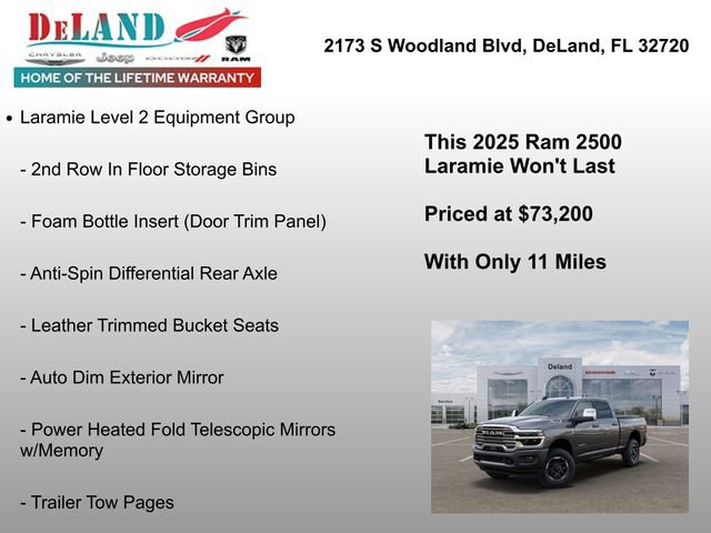 New 2025 RAM 2500 Laramie AWD/4WD image 7