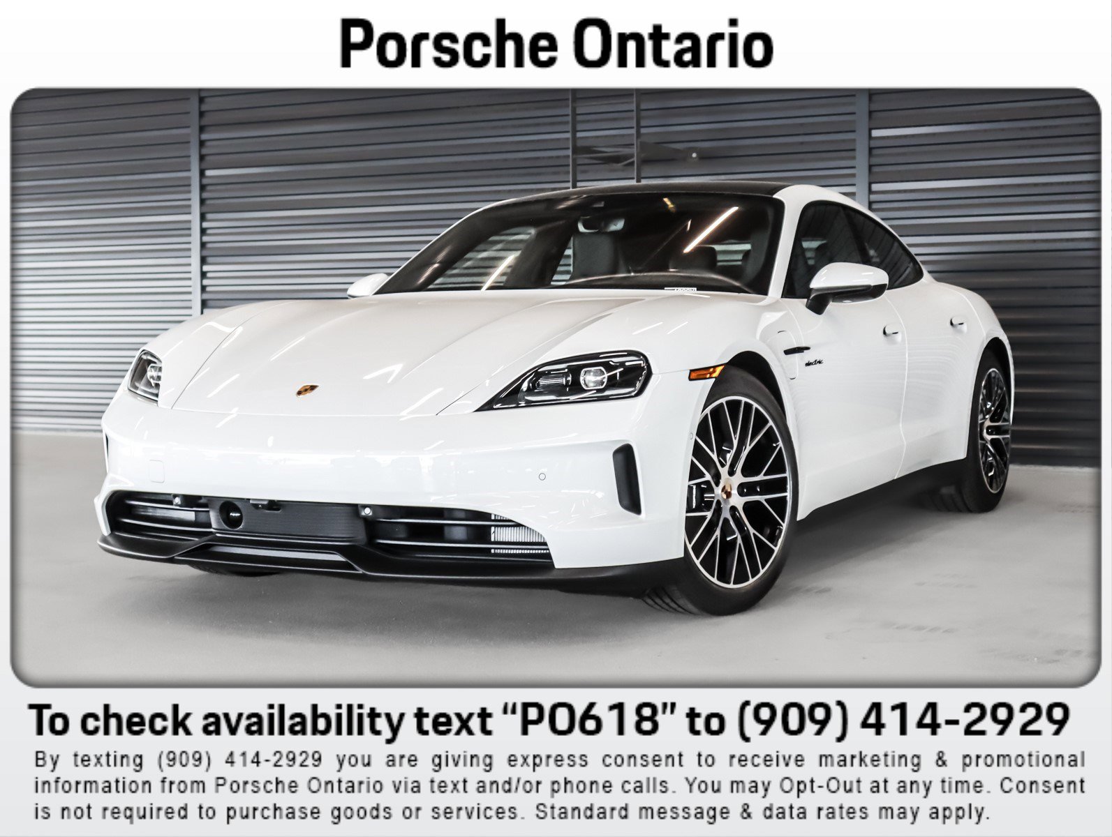 New 2026 Porsche Taycan image 1