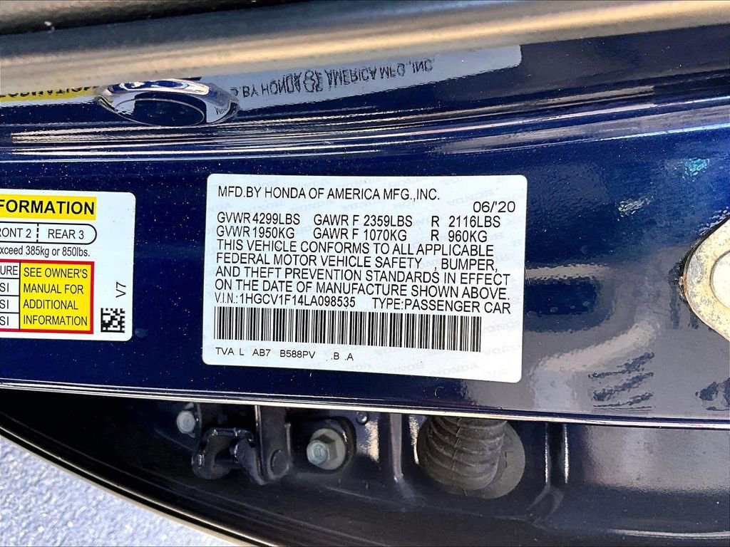 Used 2020 Honda Accord LX image 24