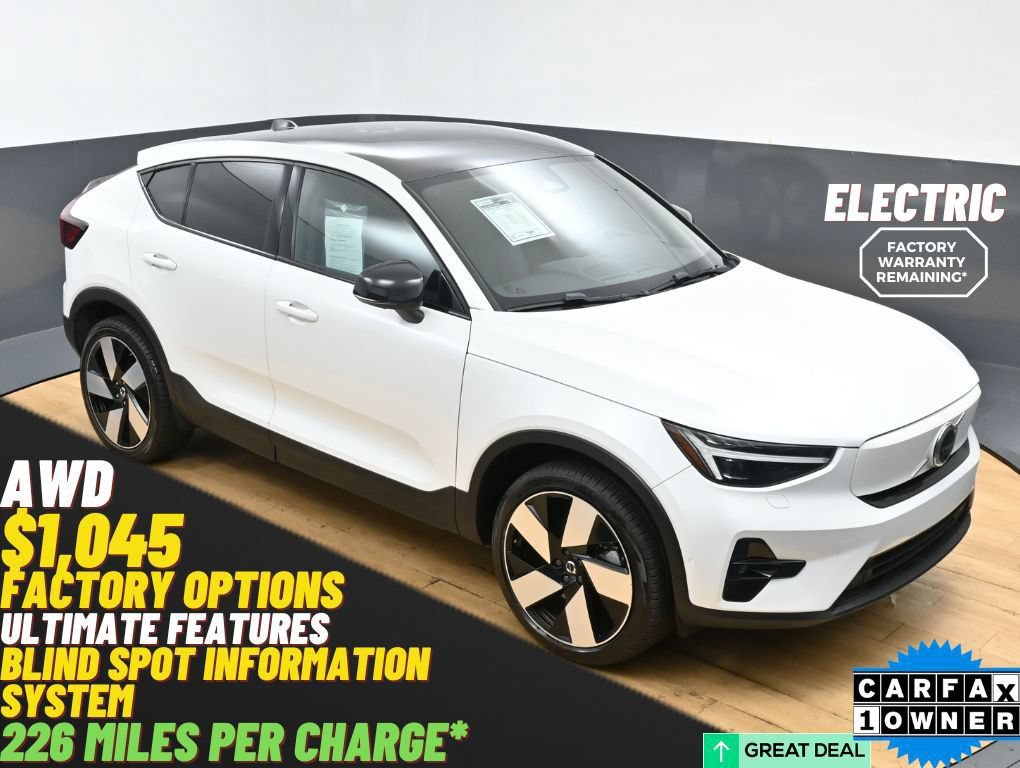 Used 2023 Volvo C40 P8 Recharge Ultimate AWD/4WD video 1