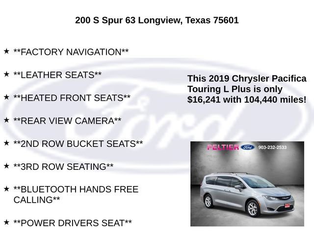 Used 2019 Chrysler Pacifica Touring-L Plus w/ Tire & Wheel Group image 10