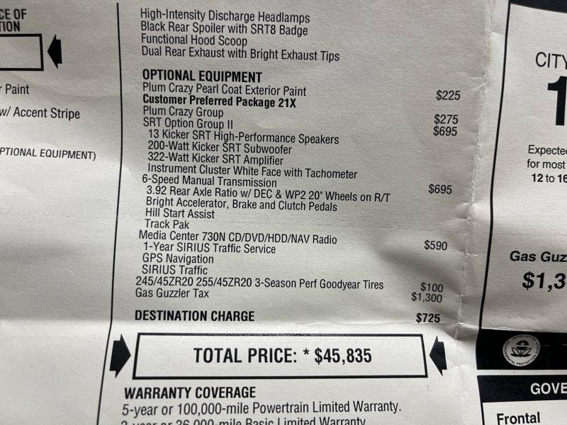 Used 2010 Dodge Challenger SRT8 w/ SRT Option Group II image 48