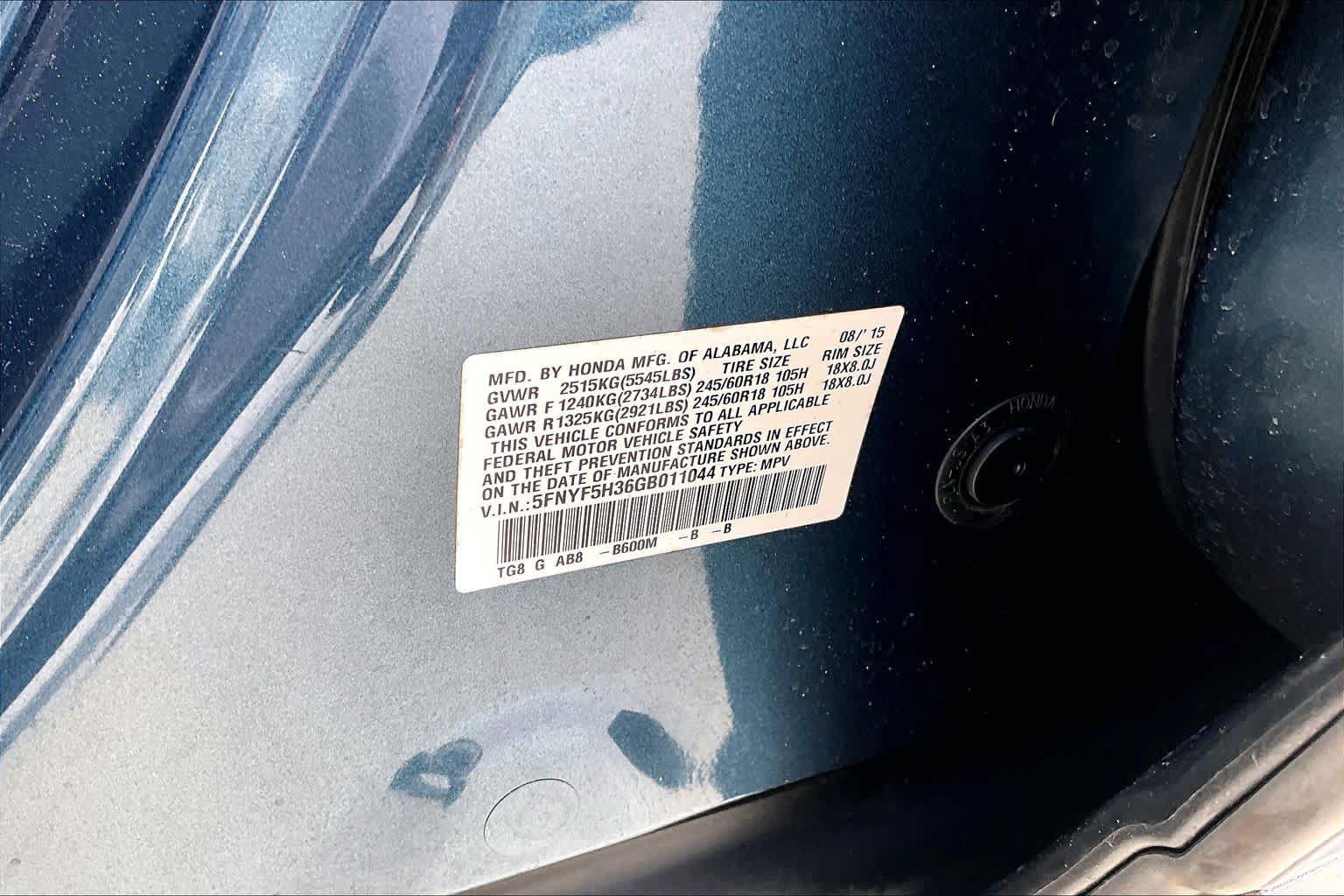 Used 2016 Honda Pilot EX image 37