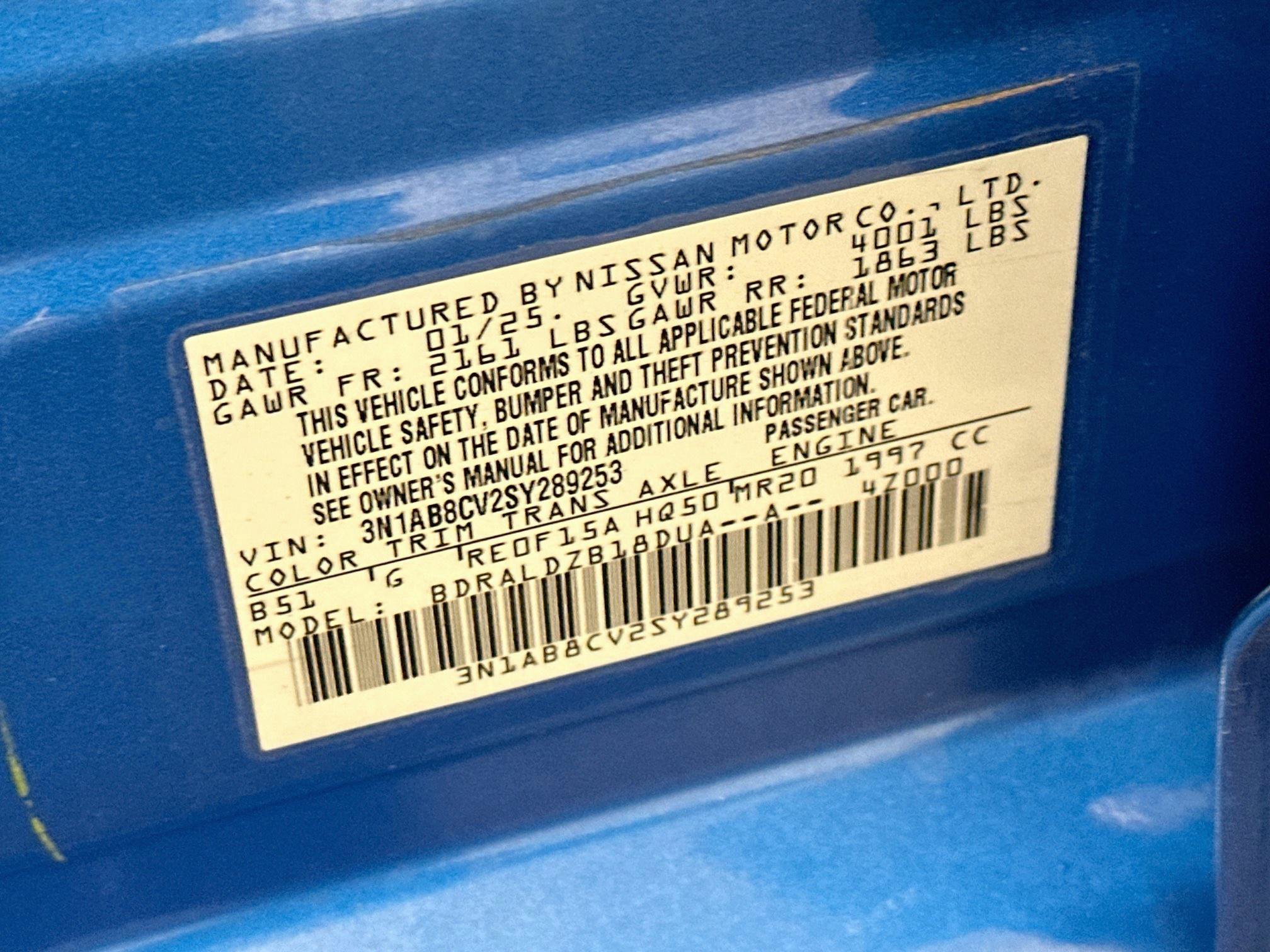 Used 2025 Nissan Sentra SV FWD image 12