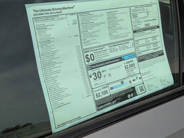 New 2026 BMW 530i xDrive AWD/4WD image 19